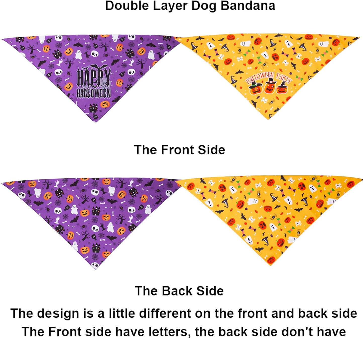 BooBandana™ Reversible Dog Scarves 2 Pack