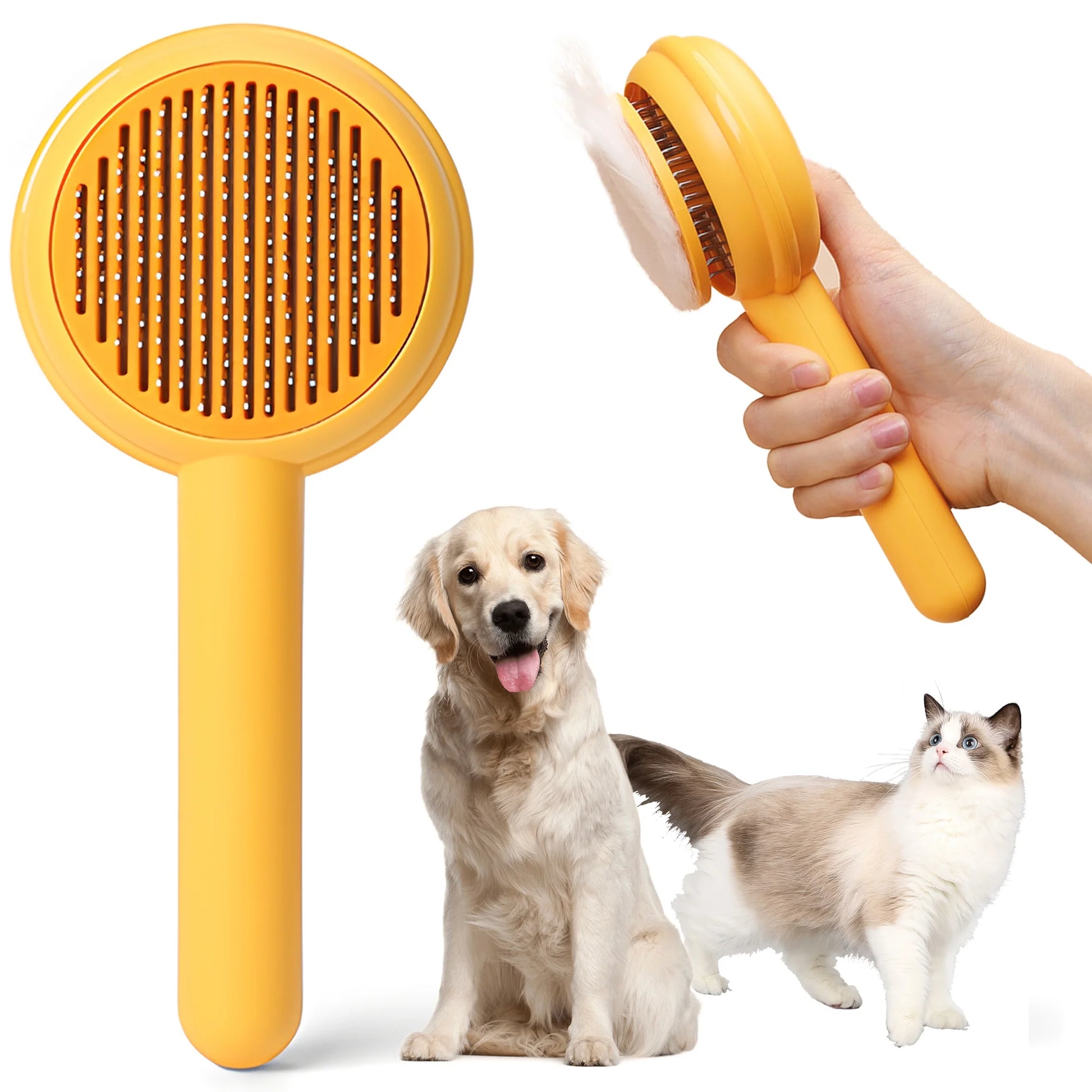 SlickPaws™ Massage & Groom Brush