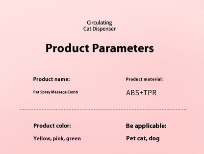 GroomMist™ 2-in-1 Spray Comb Brush