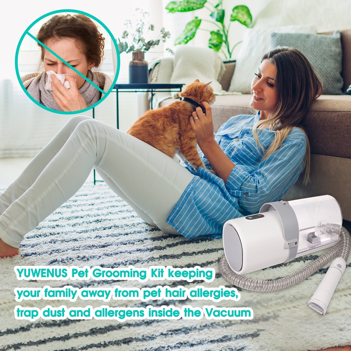 PawsGroom 5-in-1 Pet Grooming Vacuum