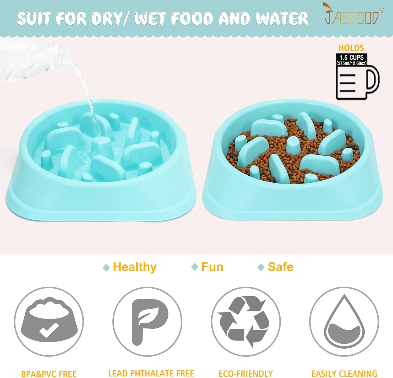 SlowPace Dog Feeder Bowl