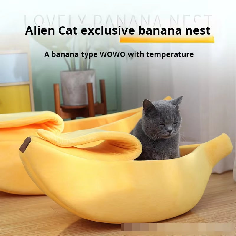 BananaBungalow™ Cozy Pet Bed 