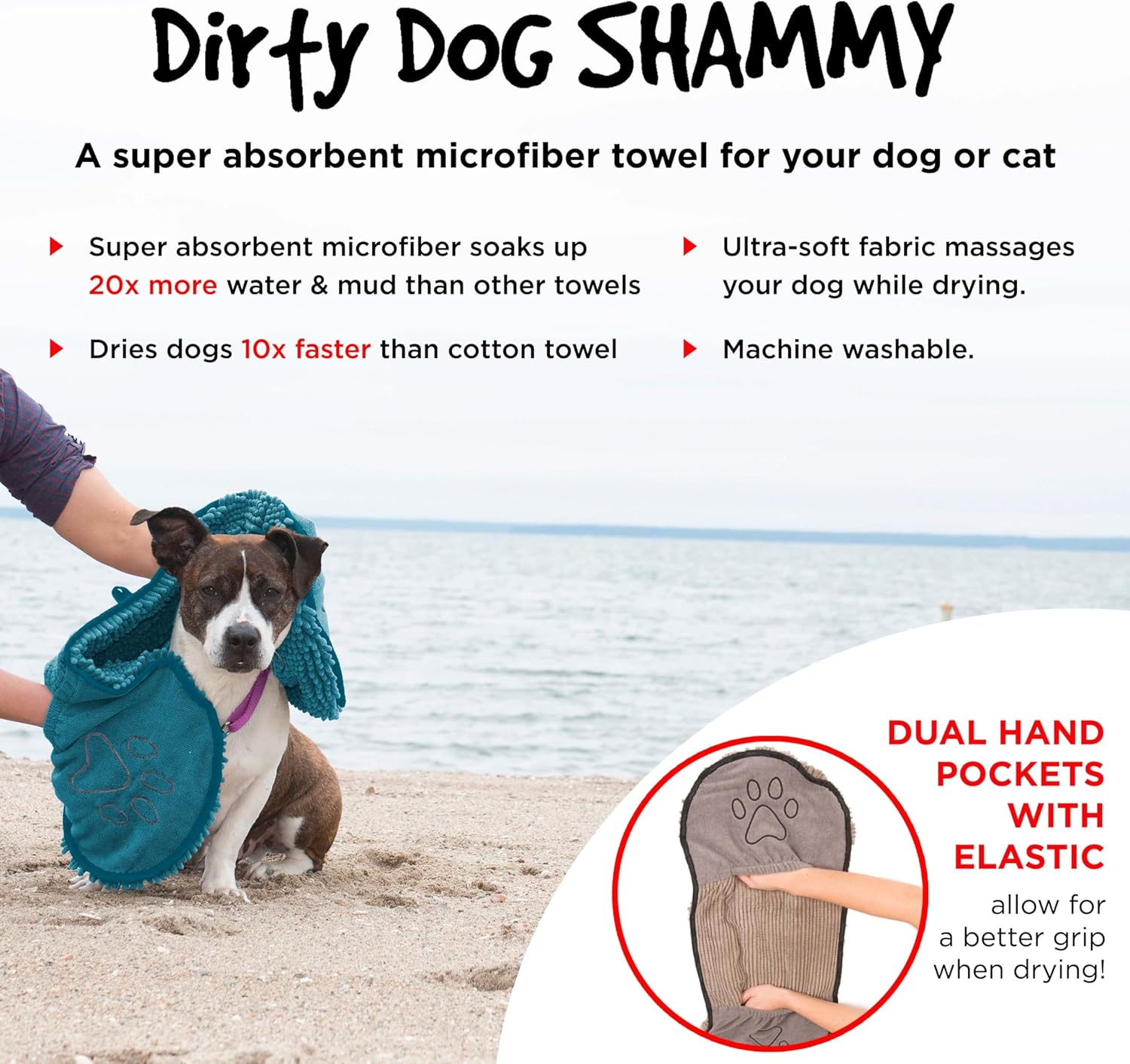 PawsDry Microfiber Dog Towels