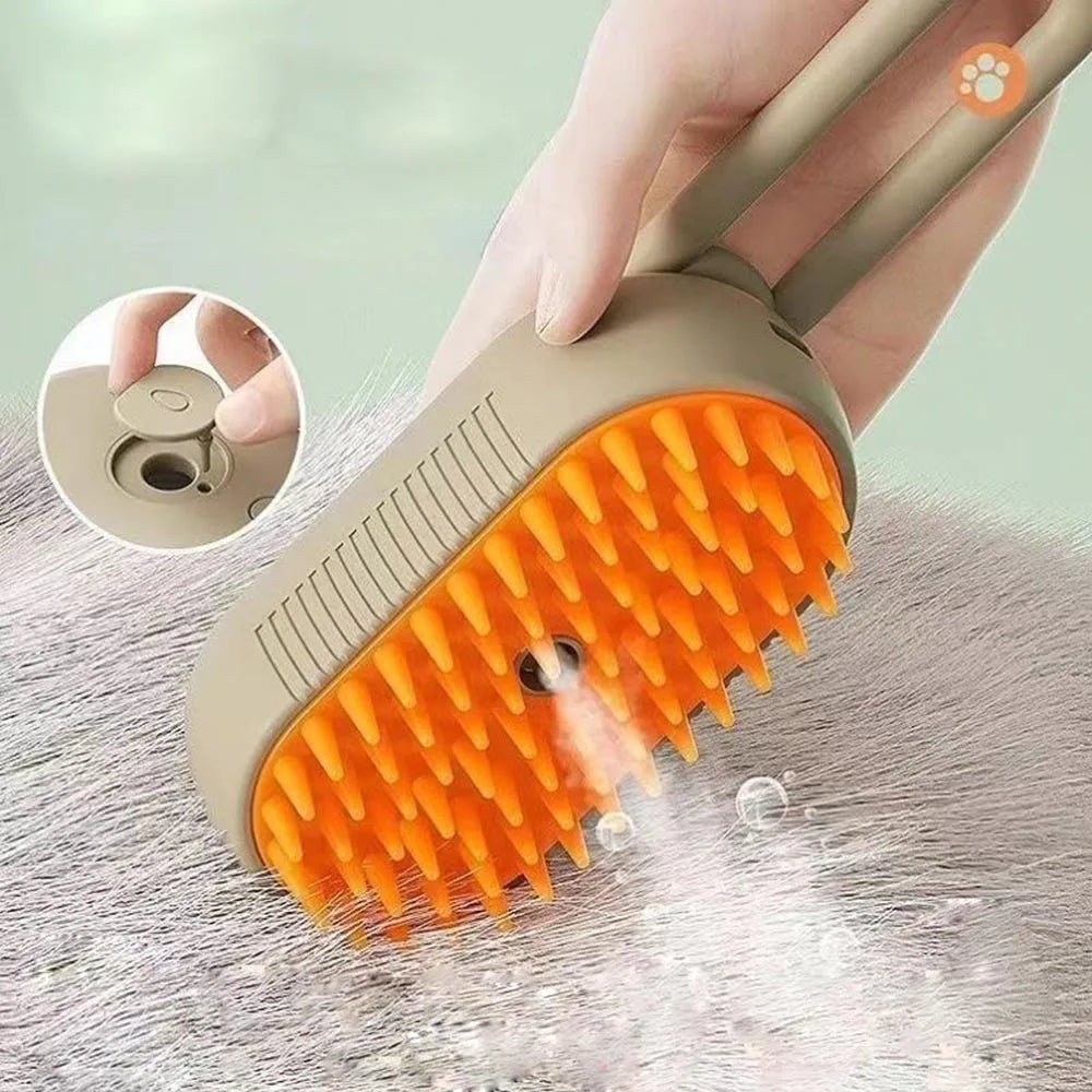 PawSteam™ 3-in-1 Grooming Brush