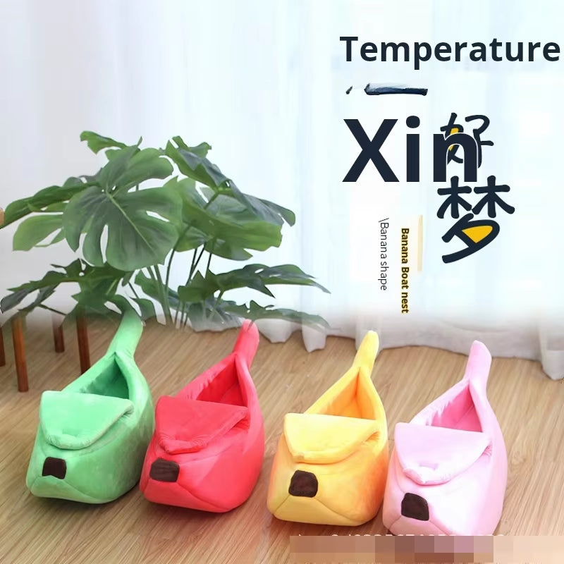 BananaBungalow™ Cozy Pet Bed 