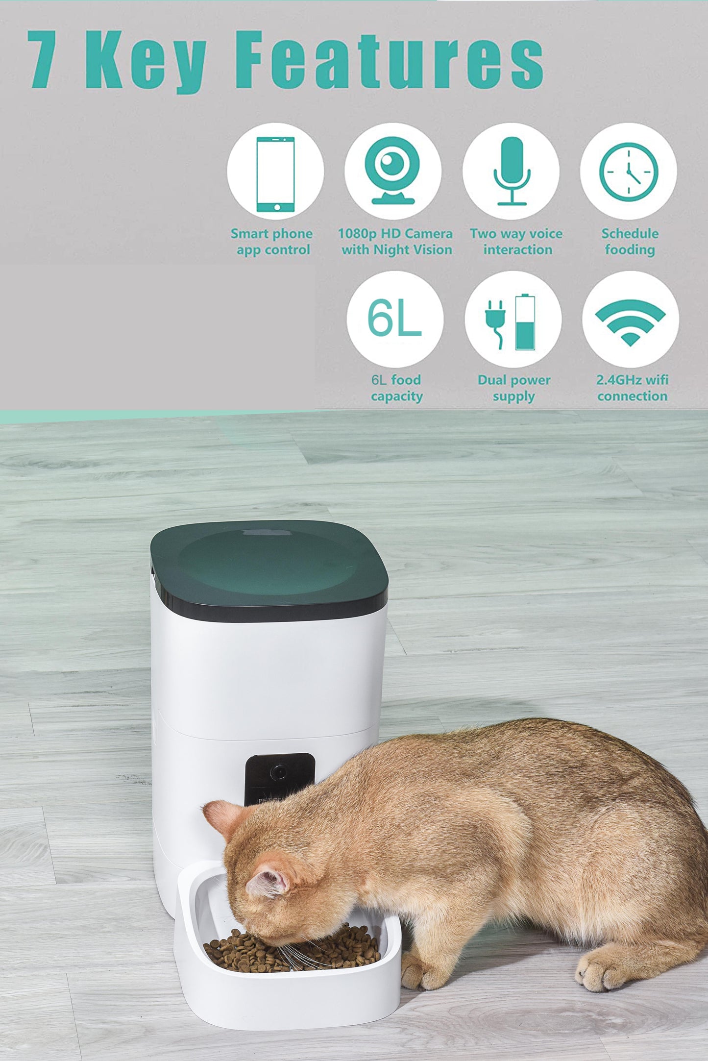 FeedSmart™ 6L WiFi Pet Feeder