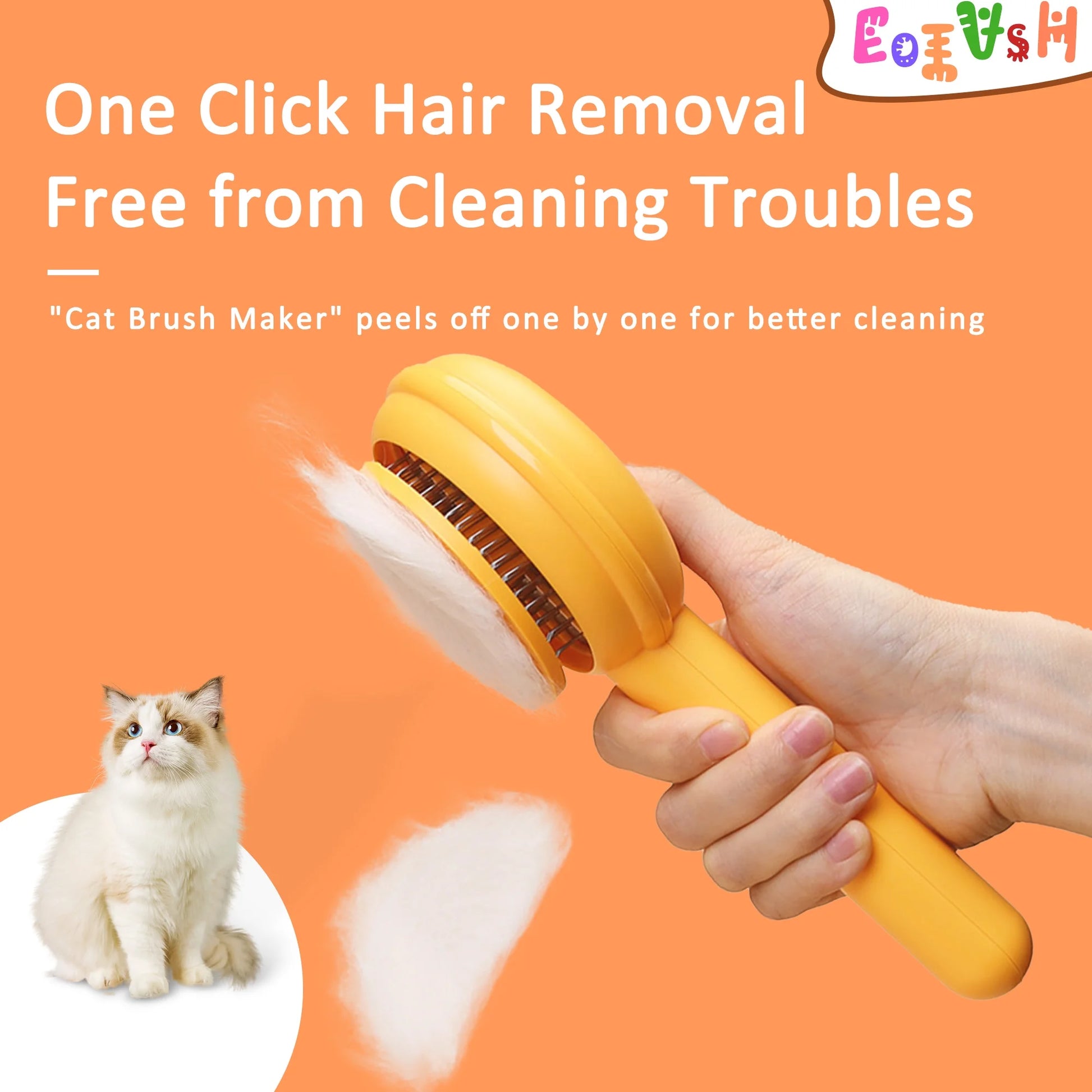 SlickPaws™ Massage & Groom Brush