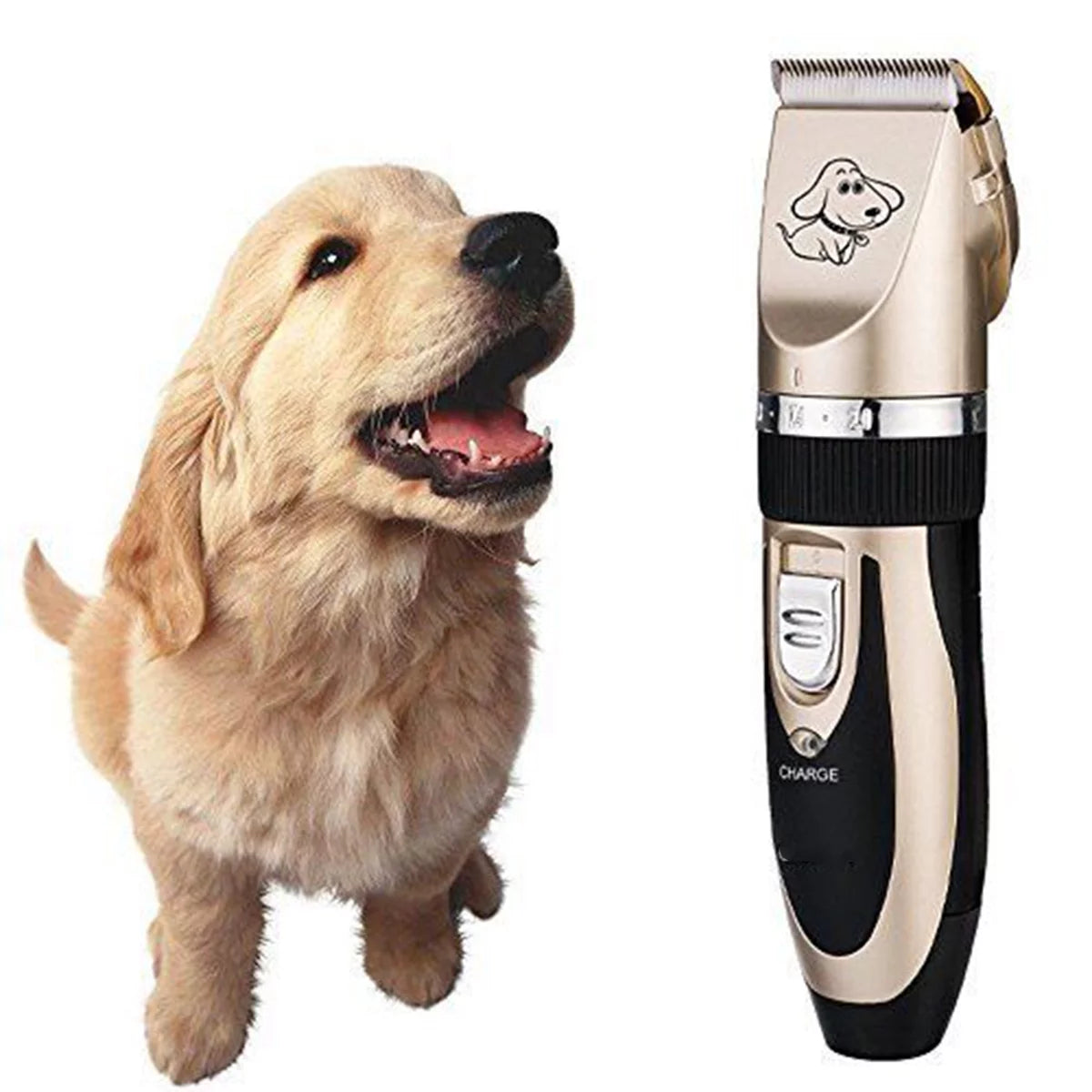 All Dog Grooming Kit - Electric Pet Hair Cutting Professional Mute Cordless Grooming Set