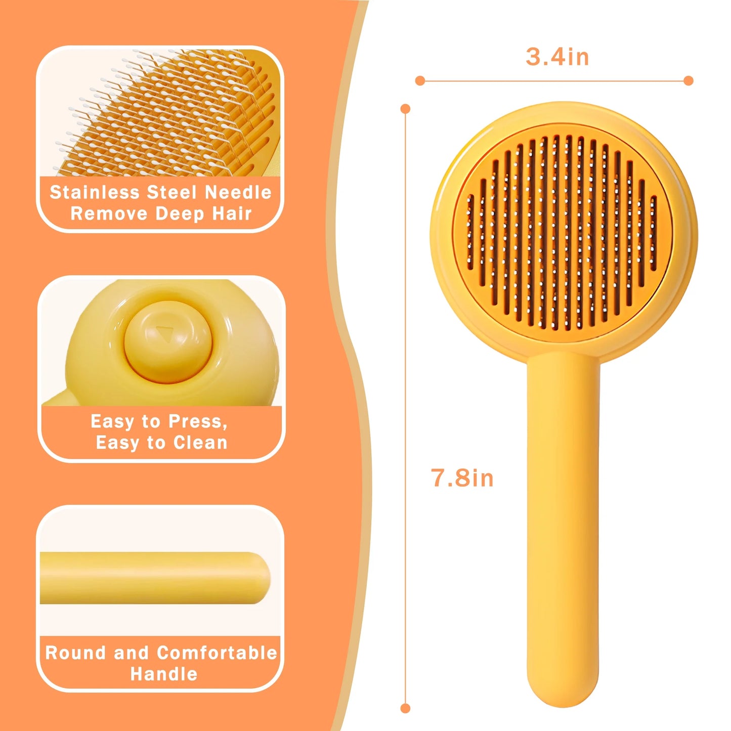SlickPaws™ Massage & Groom Brush