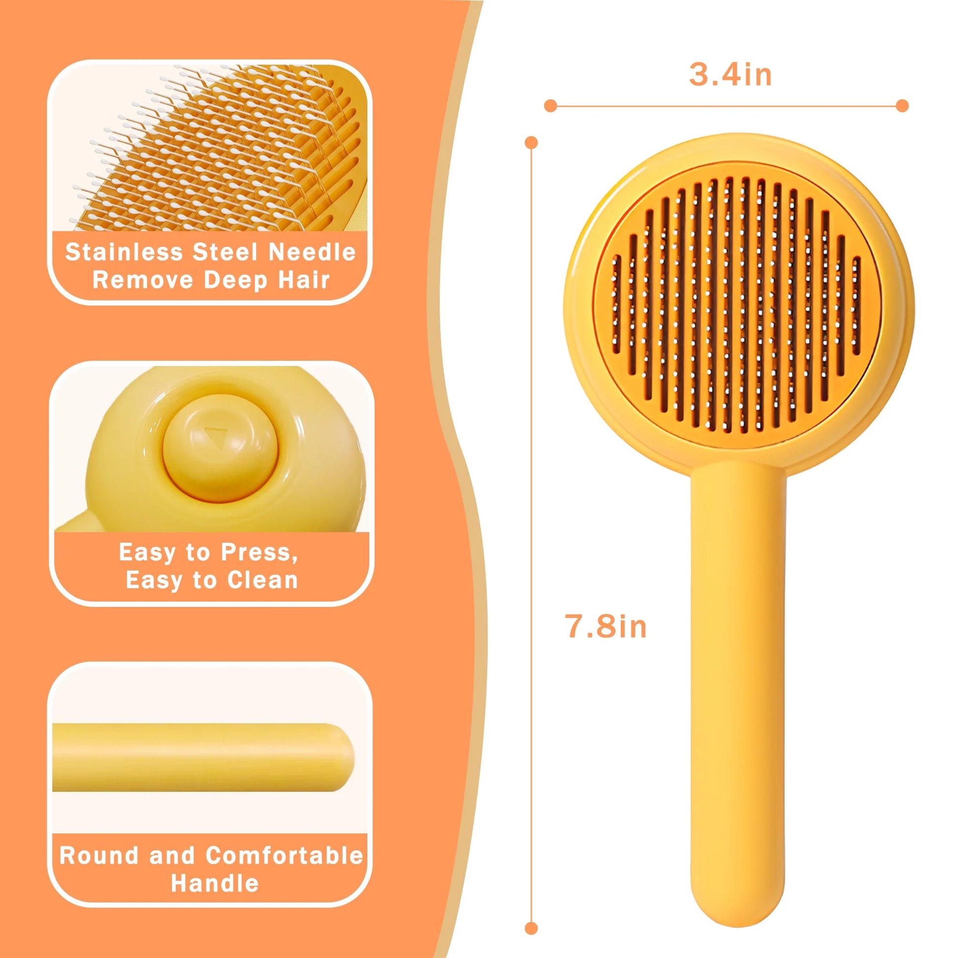 SlickPaws™ Massage & Groom Brush
