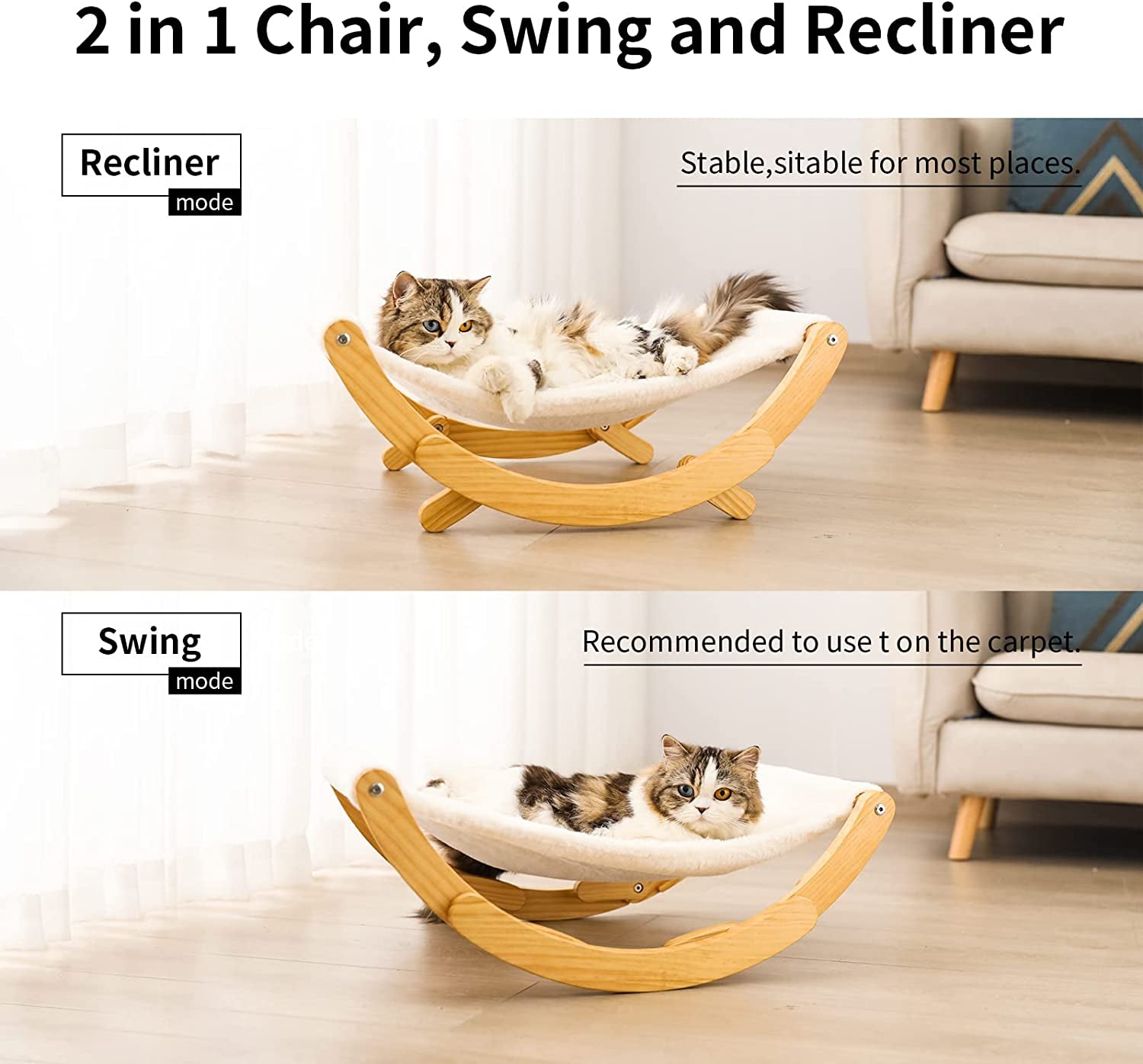 New Moon Elevated Cat Hammock