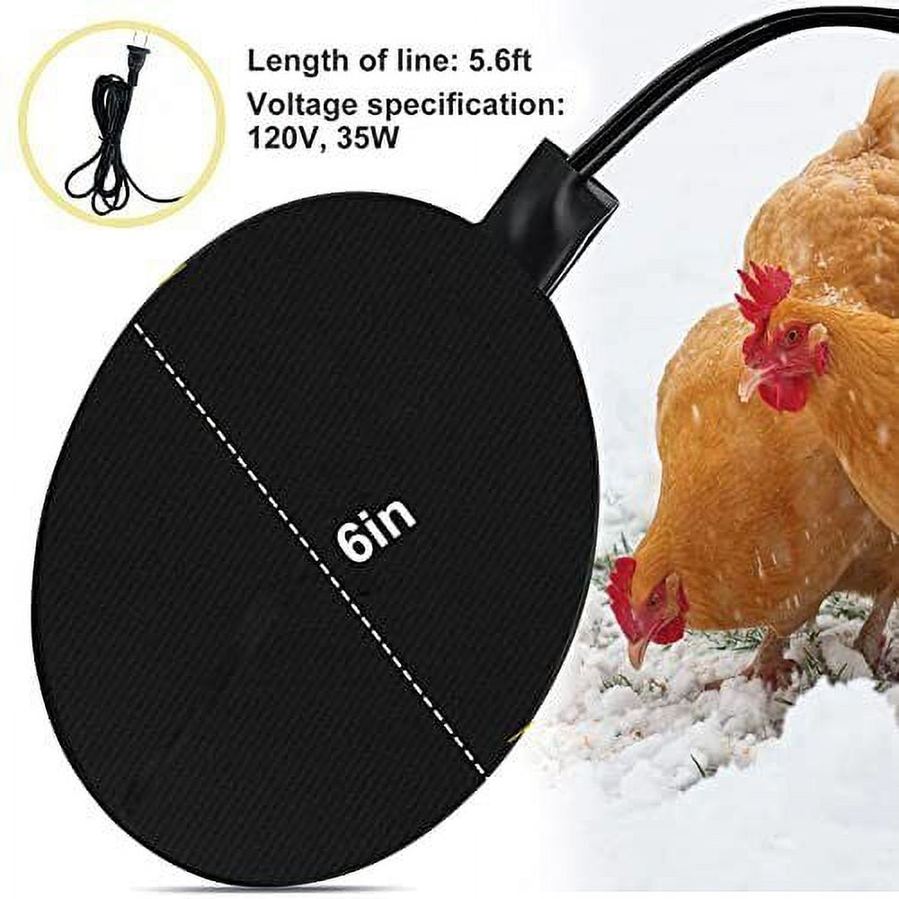 Chicken Water Heater for Winter Poultry Water Heater Warmer Base Chicken Coop