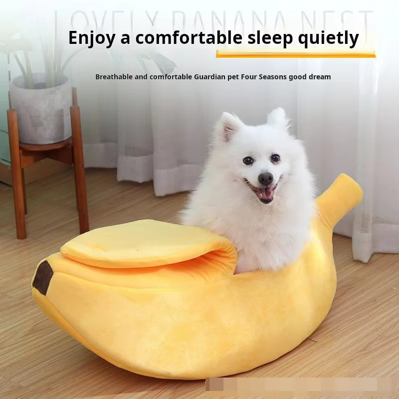 BananaBungalow™ Cozy Pet Bed 