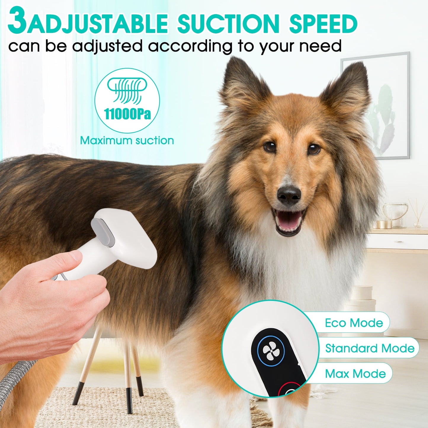 PawsGroom 5-in-1 Pet Grooming Vacuum