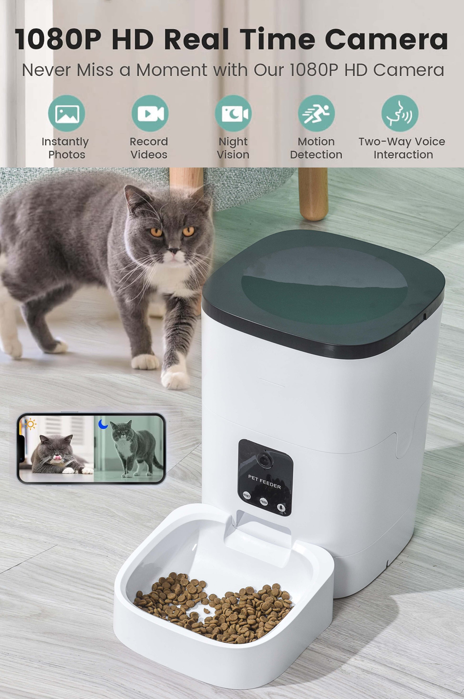 FeedSmart™ 6L WiFi Pet Feeder