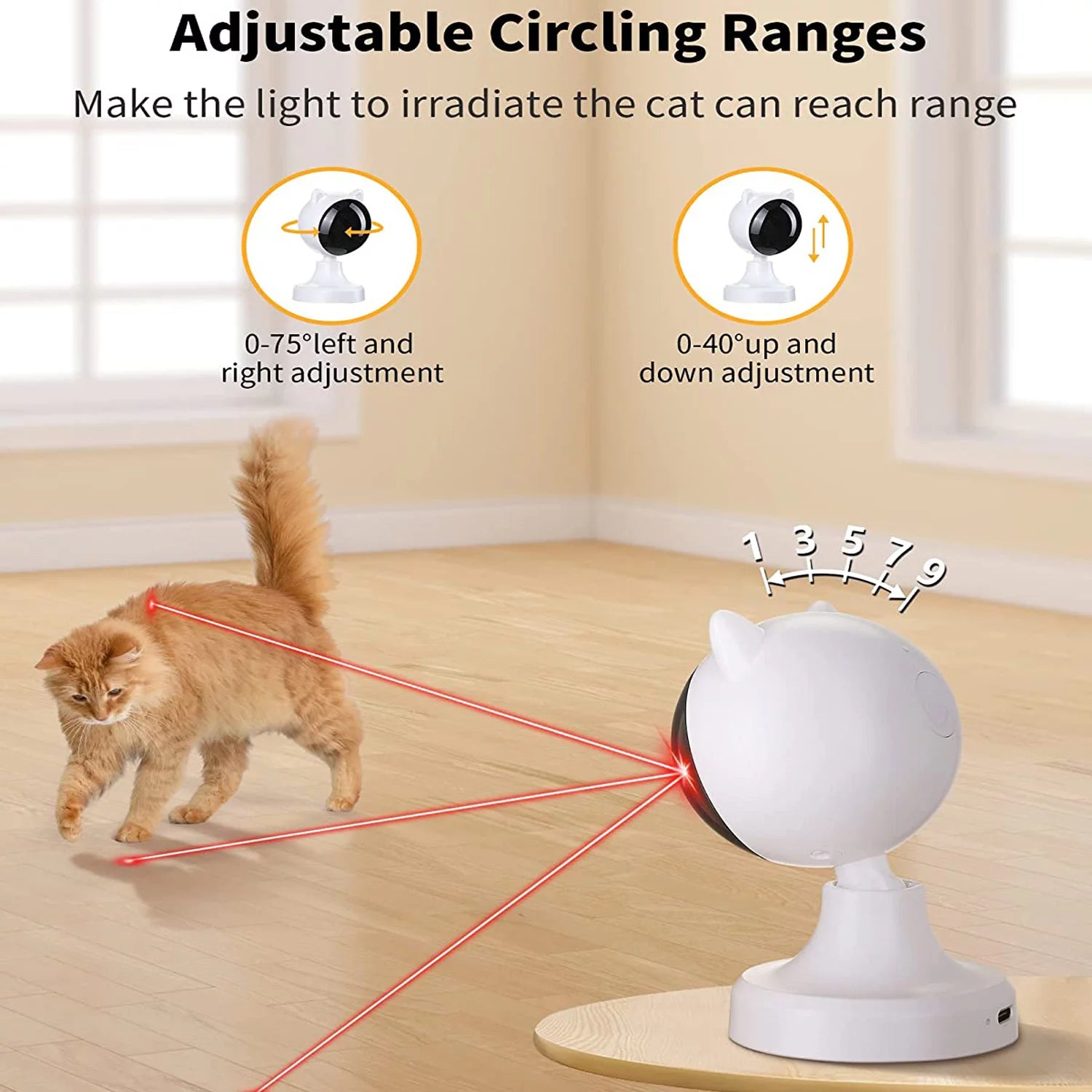 Automatic Interactive Cat Laser Toy